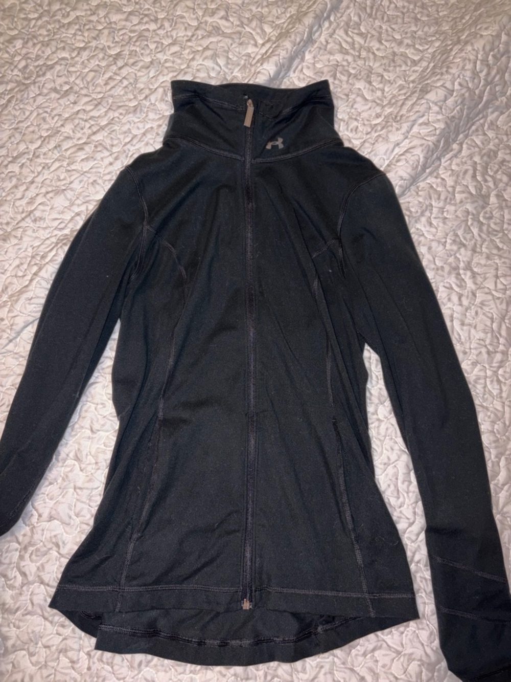 Under Armour Black Lightweight Zip-Up Jacket